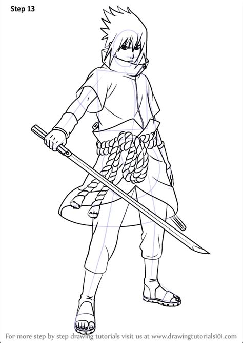 sasuke uchiha drawing|sasuke drawing outline.